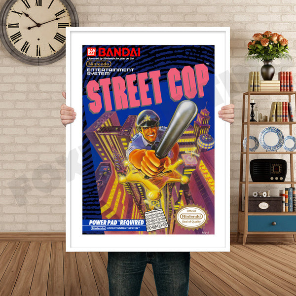 Street Cop Retro Game Inspired Theme Nintendo NES Gaming