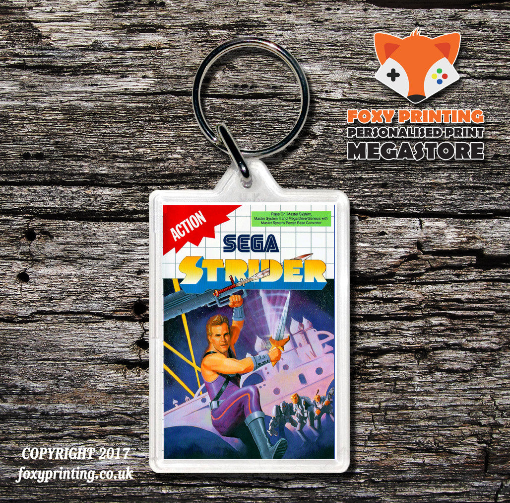 Strider - Sega Master System Keyring