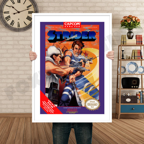 Strider Retro Game Inspired Theme Nintendo NES Gaming