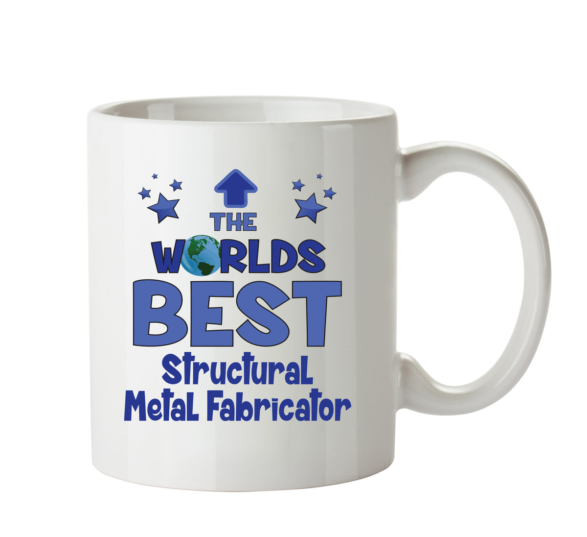 Worlds Best Structural Metal Fabricator Mug - Novelty Funny Mug – printed mug product image 1