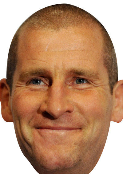 Stuart Lancaster England Rugby 2018 Celebrity Face Mask Fancy Dress Cardboard Costume Mask