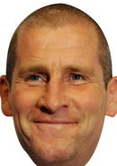 Stuart Lancaster England Rugby 2018 Celebrity Face Mask Fancy Dress Cardboard Costume Mask
