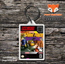 Stunt Race FX Game Inspired Retro Gaming Keyring