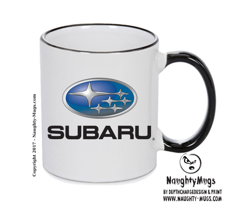 Subaru 10 Personalised Printed Mug