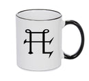 Sulphuric Acid Black Handle Alchemy Mug GOTHIC GOTH HORROR STARS HORROSCOPE BLACK MAGIC MUG