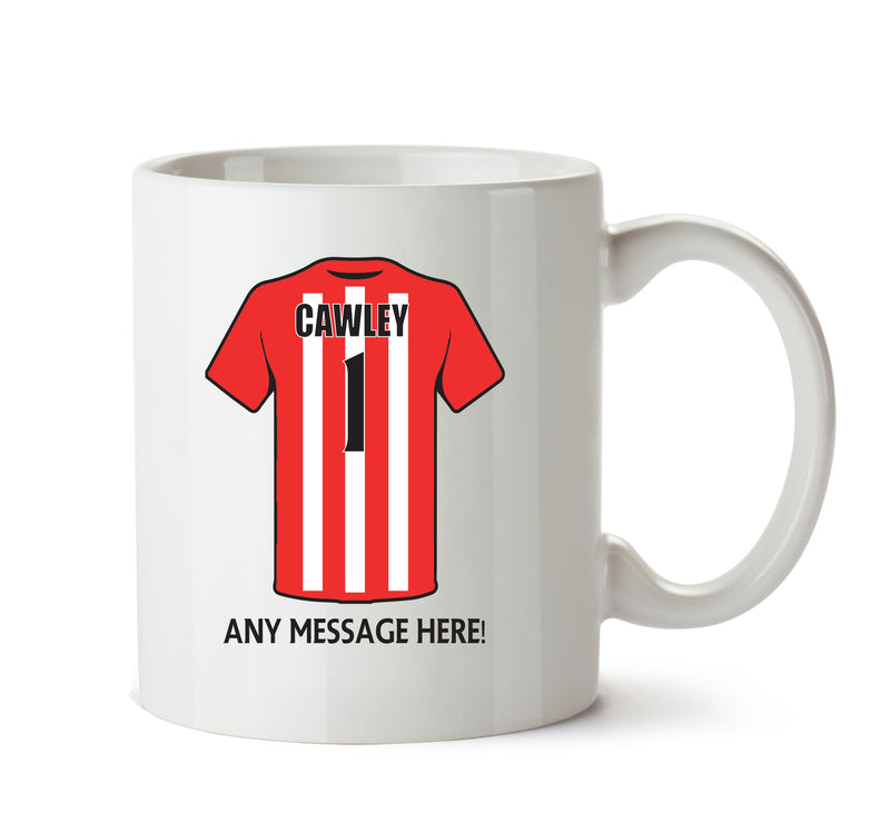 Sunderland Football Team Mug - Personalised Birthday Age and Name
