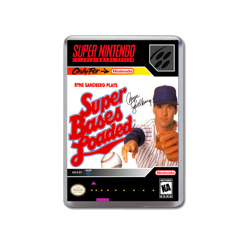 Super Bases Loaded - SNES GAME inspired Retro Gaming Magnet