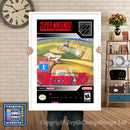 Super Batter Up Super Nintendo GAME INSPIRED THEME Retro Gaming Poster A4 A3 A2 Or A1