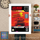 Super Battletank 2 Super Nintendo GAME INSPIRED THEME Retro Gaming Poster A4 A3 A2 Or A1