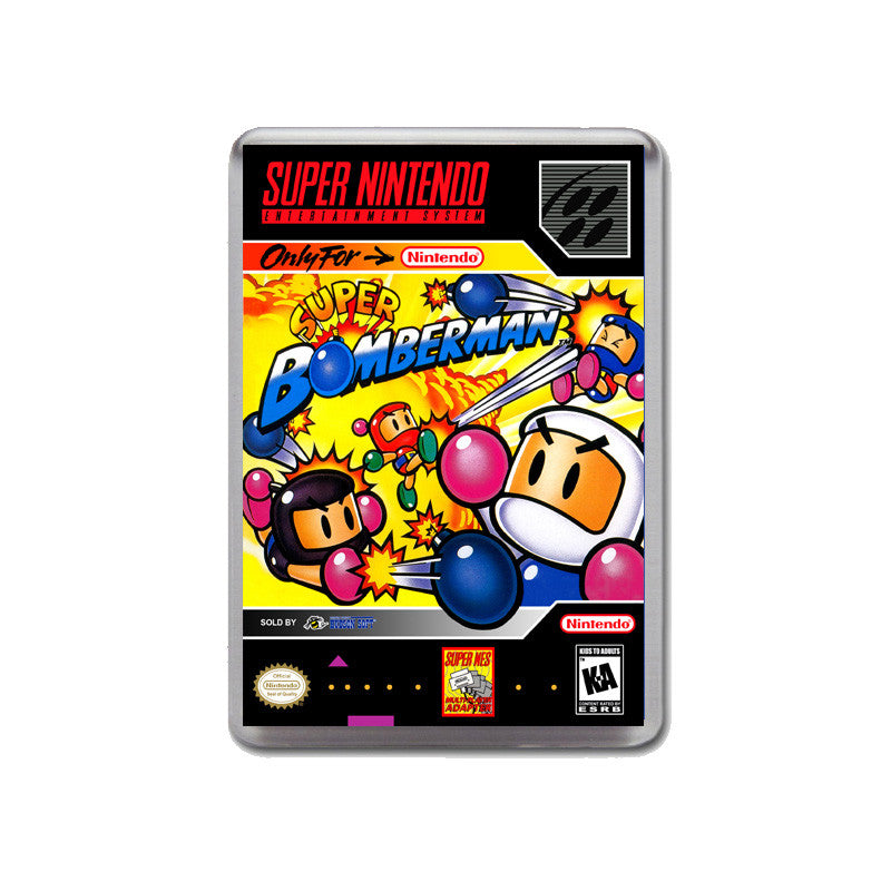 Super Bomberman - SNES GAME inspired Retro Gaming Magnet