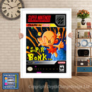 Super Bonk Super Nintendo GAME INSPIRED THEME Retro Gaming Poster A4 A3 A2 Or A1