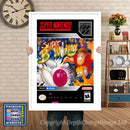 Super Bowling Super Nintendo GAME INSPIRED THEME Retro Gaming Poster A4 A3 A2 Or A1