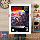 Super Castlevania IV Super Nintendo GAME INSPIRED THEME Retro Gaming Poster A4 A3 A2 Or A1