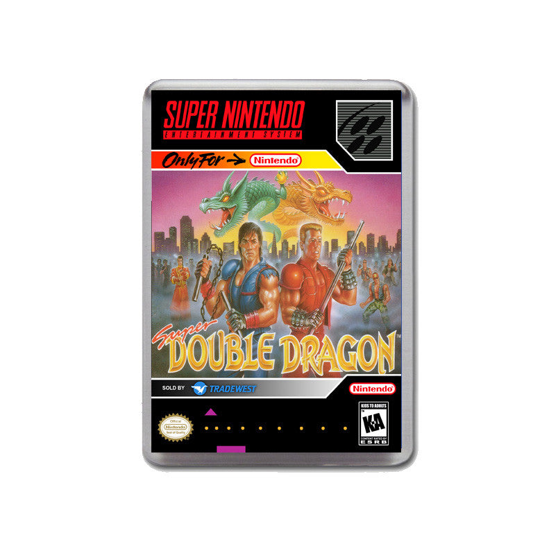 Super Double Dragon - SNES GAME inspired Retro Gaming Magnet