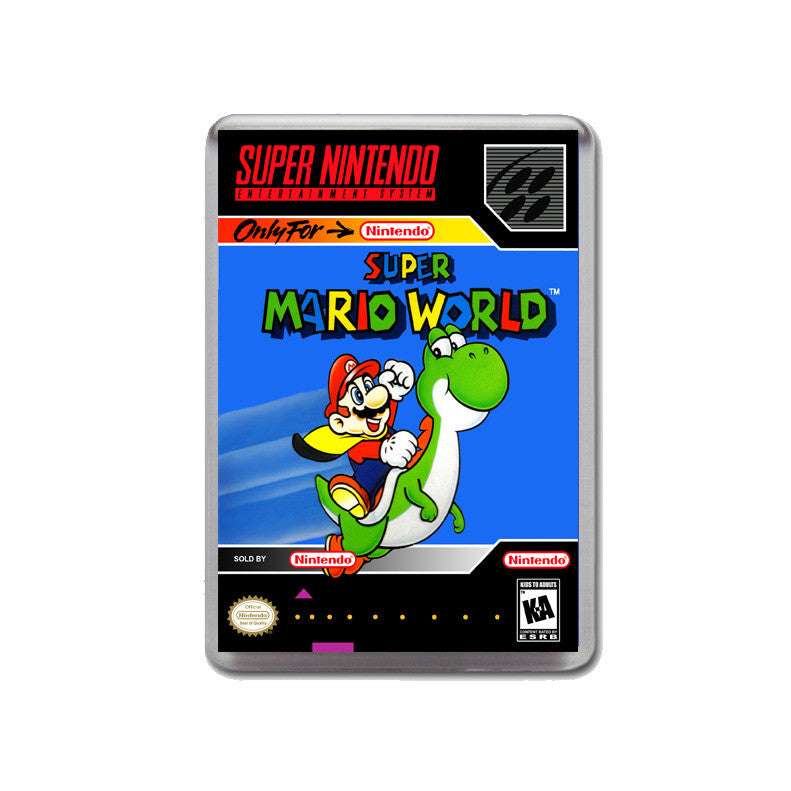 Super Mario World - SNES GAME inspired Retro Gaming Magnet