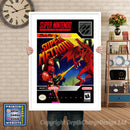 Super Metroid Super Nintendo GAME INSPIRED THEME Retro Gaming Poster A4 A3 A2 Or A1