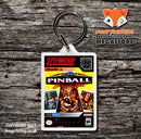 Super Pinball Behind The Mask Game Inspired Retro Gaming Keyring