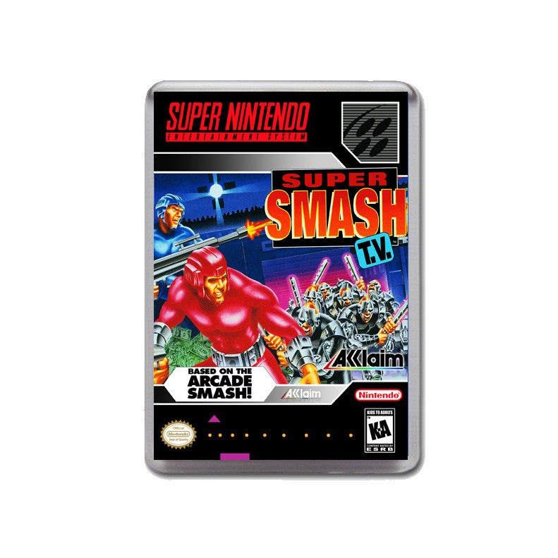Super Smash Tv - SNES GAME inspired Retro Gaming Magnet