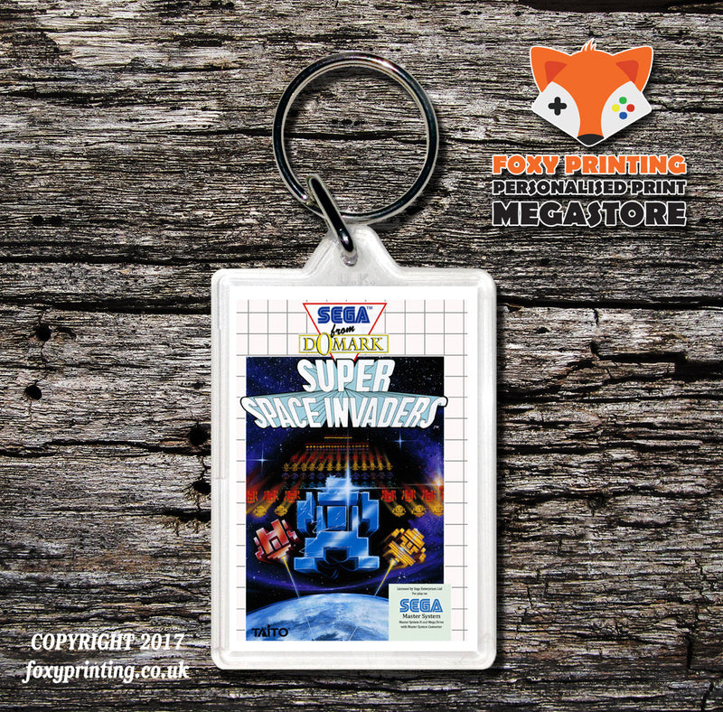 Super Space Invaders - Sega Master System Keyring