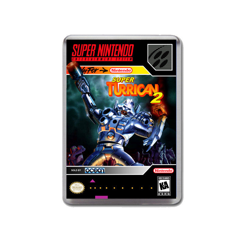 Super Turrican 2 - SNES GAME inspired Retro Gaming Magnet
