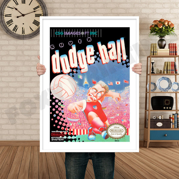 Super Dodgeball Retro Game Inspired Theme Nintendo NES Gaming