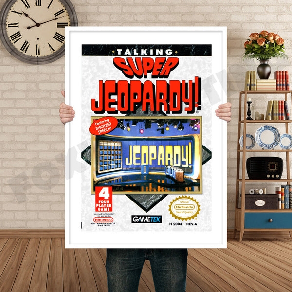 Super Jeopardy Retro Game Inspired Theme Nintendo NES Gaming