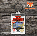 Super Glove Ball Retro NES Game Cover Art Gaming Keyring