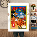 Super Spike Vball Retro GAME INSPIRED THEME Nintendo NES Gaming A4 A3 A2 Or A1 Poster Art 564