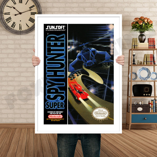 Super Spy Hunter Retro Game Inspired Theme Nintendo NES Gaming