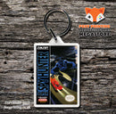 Super Spike Vball World Cup Retro NES Game Cover Art Gaming Keyring