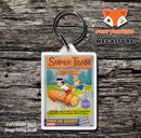 Super Spy Hunter Retro NES Game Cover Art Gaming Keyring