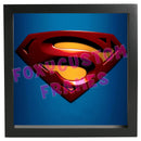 Superman Emblem Lego Display Case - Minifigure Display Background and Frames