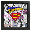 Superman Lego Display Case - Minifigure Display Background and Frames