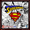 Superman Lego Display Case - Minifigure Display Background and Frames
