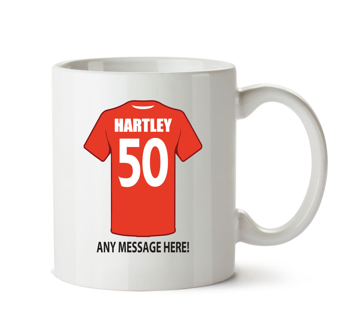 Swindon Town INSPIRED Football Team Mug Personalised Mug – printed mug product image 1