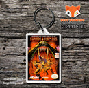 Sword Master Retro NES Game Cover Art Gaming Keyring