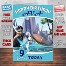 Symmetra Overwatch Inspired Style Game Kids Inspired Birthday Card (SA)