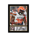 T. J. Carrie 2 Limited Edition Football Signed Print - American Footballer