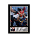 T. J. Johnson Limited Edition Football Signed Print - American Footballer