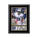 T. J. Jones 2 Limited Edition Football Signed Print - American Footballer