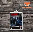 T2 Judgement Day Game Inspired Retro Gaming Keyring