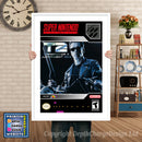 T2 Judgement Day Super Nintendo GAME INSPIRED THEME Retro Gaming Poster A4 A3 A2 Or A1