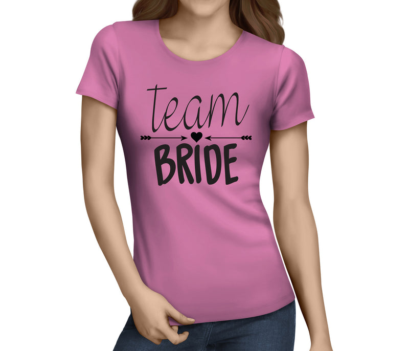 Team Bride Black Hen T-Shirt - Any Name - Party Tee