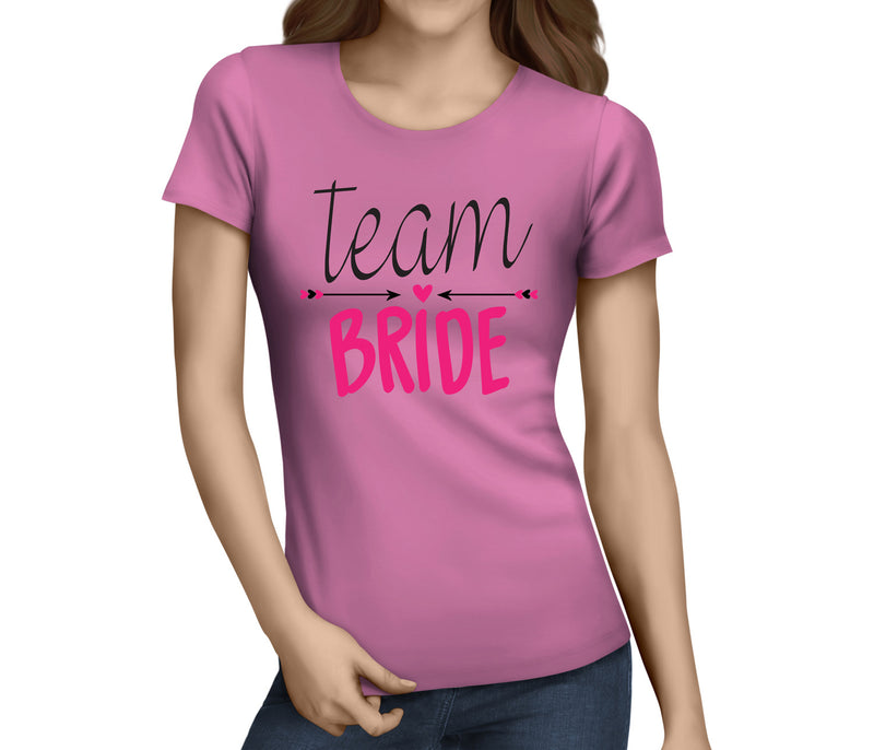 Team Bride Colour Hen T-Shirt - Any Name - Party Tee