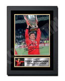 TEDDY SHERINGHAM 2 Limited Edition Football Player Signed Print - Football