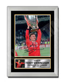 TEDDY SHERINGHAM 2 Limited Edition Football Player Signed Print - Football