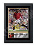TEDDY SHERINGHAM (1) Limited Edition Football Player Signed Print - Football