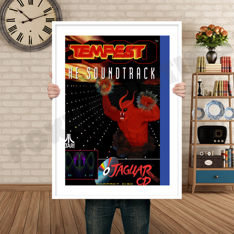 TEMPEST 200 SOUNDTRACK Retro GAME INSPIRED THEME Nintendo NES Gaming A4 A3 A2 Or A1 Poster Art 699