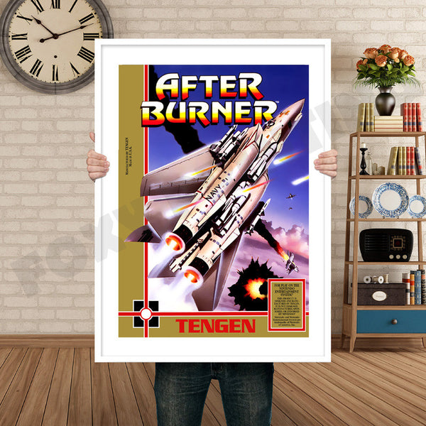 TENGEN0afterburner Retro Game Inspired Theme Nintendo NES Gaming