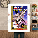 TENGEN0afterburner Retro GAME INSPIRED THEME Nintendo NES Gaming A4 A3 A2 Or A1 Poster Art 700
